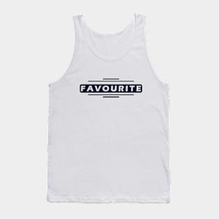 FAVOURITE TEXT Tank Top